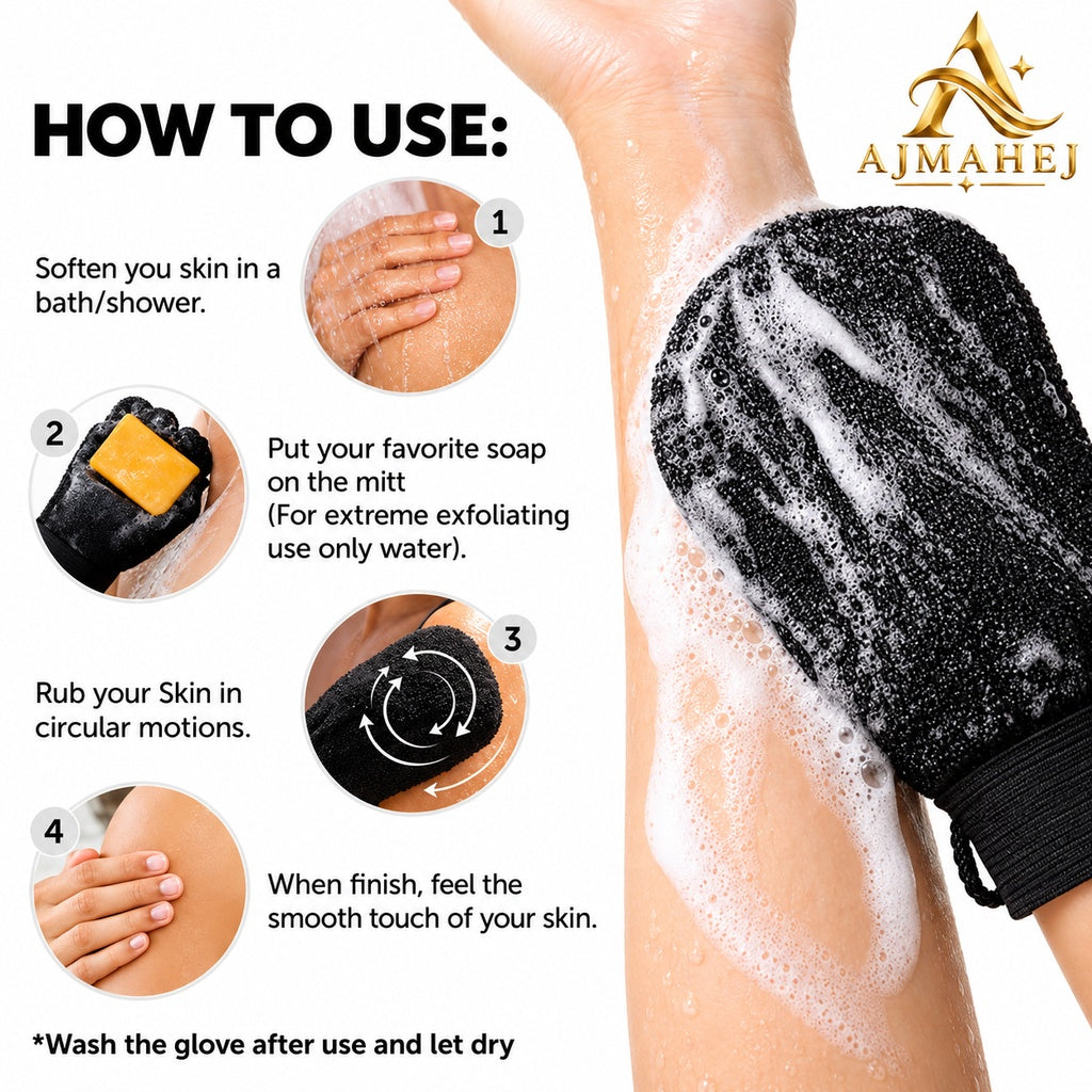 Exfoliating Glove Body Scrubber Mitt